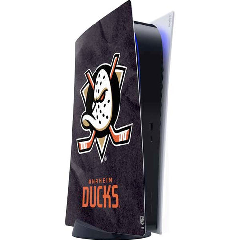 NHL Anaheim Ducks Distressed PS5 Digital Edition Console Skin