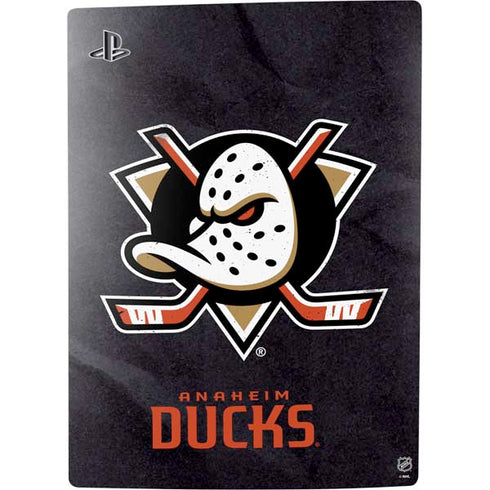 NHL Anaheim Ducks Distressed PS5 Digital Edition Console Skin