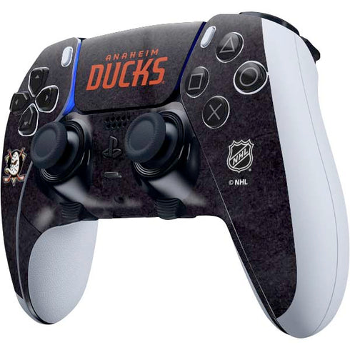 NHL Anaheim Ducks Distressed PS5 DualSense Edge Pro Controller Skin