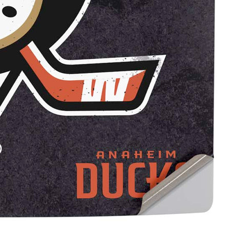 NHL Anaheim Ducks Distressed PS5 Pro Disk Console Skin