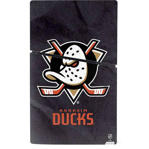 NHL Anaheim Ducks Distressed PS5 Slim Digital Edition Bundle Skin