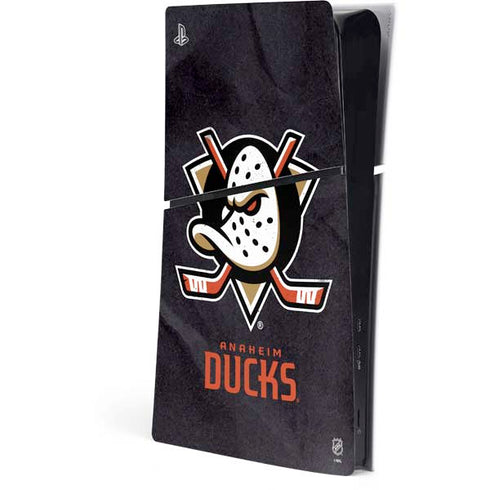 NHL Anaheim Ducks Distressed PS5 Slim Digital Edition Console Skin