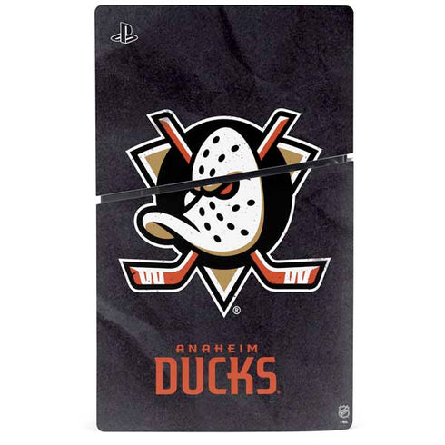 NHL Anaheim Ducks Distressed PS5 Slim Disk Bundle Skin