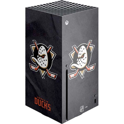 NHL Anaheim Ducks Distressed Xbox Series X Console Skin