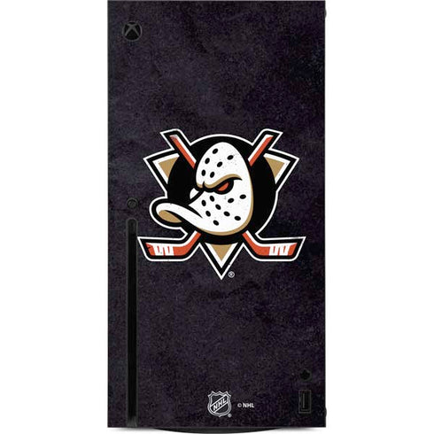 NHL Anaheim Ducks Distressed Xbox Series X Console Skin