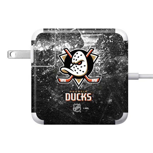 NHL Anaheim Ducks Iced 85W Power Adapter (15 and 17 inch MacBook Pro Charger) Skin