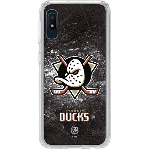 NHL Anaheim Ducks Iced Galaxy A10e Clear Case