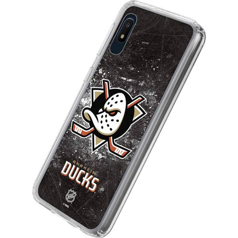 NHL Anaheim Ducks Iced Galaxy A10e Clear Case