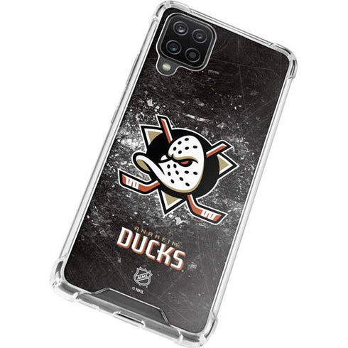 NHL Anaheim Ducks Iced Galaxy A12 Clear Case