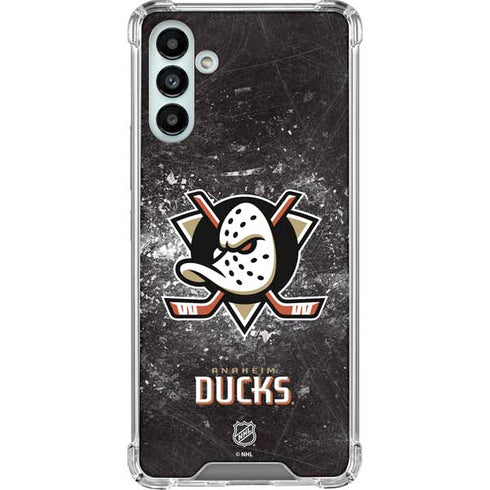 NHL Anaheim Ducks Iced Galaxy A13 5G Clear Case