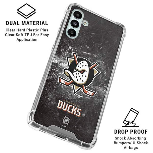 NHL Anaheim Ducks Iced Galaxy A13 5G Clear Case