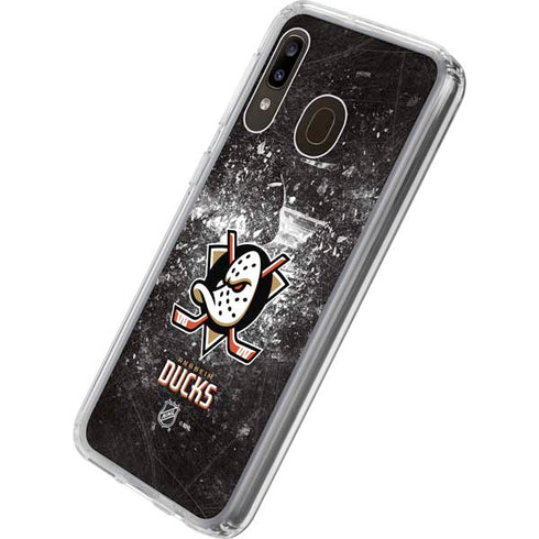 NHL Anaheim Ducks Iced Galaxy A20 Clear Case
