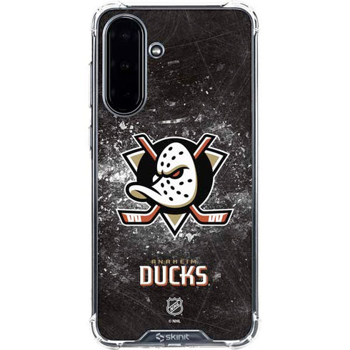 NHL Anaheim Ducks Iced Galaxy A36 5G Clear Case