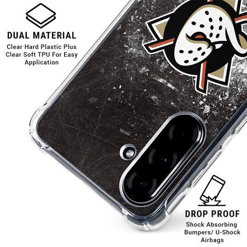NHL Anaheim Ducks Iced Galaxy A36 5G Clear Case