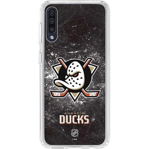NHL Anaheim Ducks Iced Galaxy A50 Clear Case