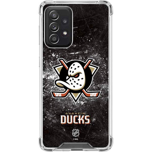 NHL Anaheim Ducks Iced Galaxy A52 5G Clear Case