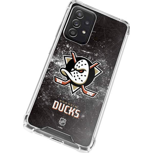 NHL Anaheim Ducks Iced Galaxy A52 5G Clear Case