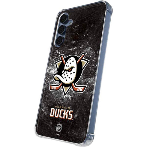 NHL Anaheim Ducks Iced Galaxy A55 5G Clear Case