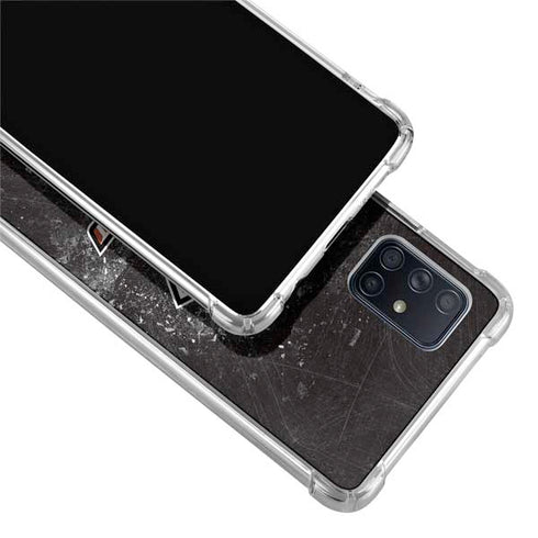 NHL Anaheim Ducks Iced Galaxy A71 5G Clear Case