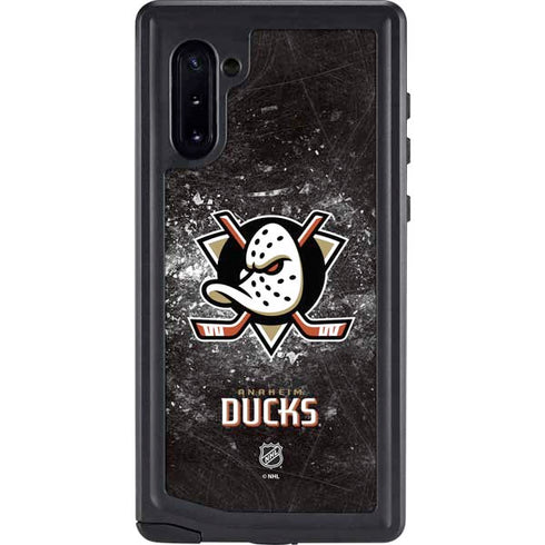 NHL Anaheim Ducks Iced Galaxy Note 10 Waterproof Case