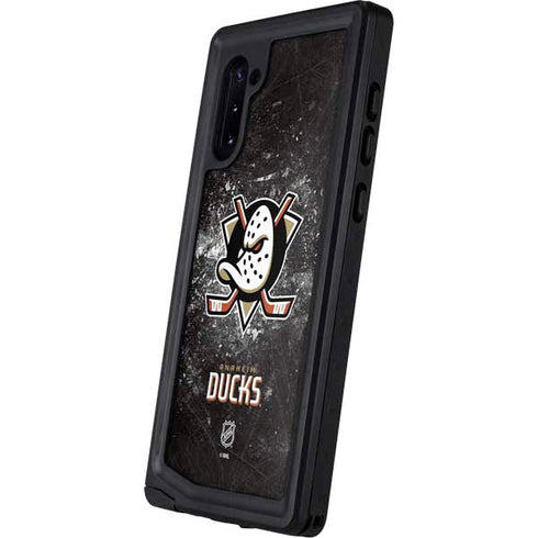 NHL Anaheim Ducks Iced Galaxy Note 10 Waterproof Case