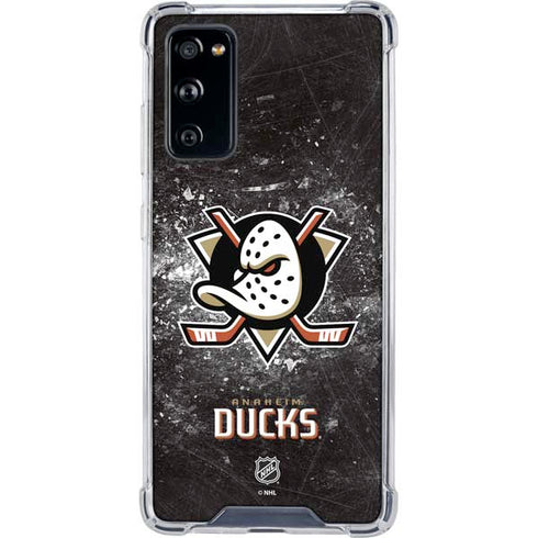 NHL Anaheim Ducks Iced Galaxy S20 FE Clear Case