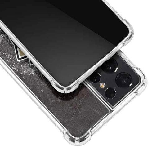 NHL Anaheim Ducks Iced Galaxy S21 Ultra 5G Clear Case