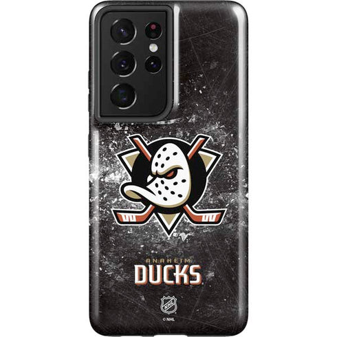 NHL Anaheim Ducks Iced Galaxy S21 Ultra 5G Pro Case