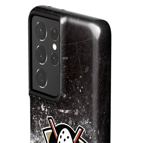 NHL Anaheim Ducks Iced Galaxy S21 Ultra 5G Pro Case