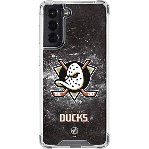 NHL Anaheim Ducks Iced Galaxy S22 Clear Case