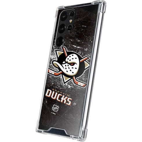 NHL Anaheim Ducks Iced Galaxy S22 Ultra Clear Case
