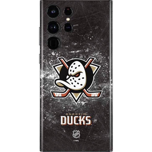 NHL Anaheim Ducks Iced Galaxy S22 Ultra Skin