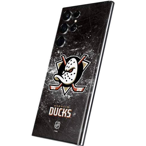 NHL Anaheim Ducks Iced Galaxy S22 Ultra Skin