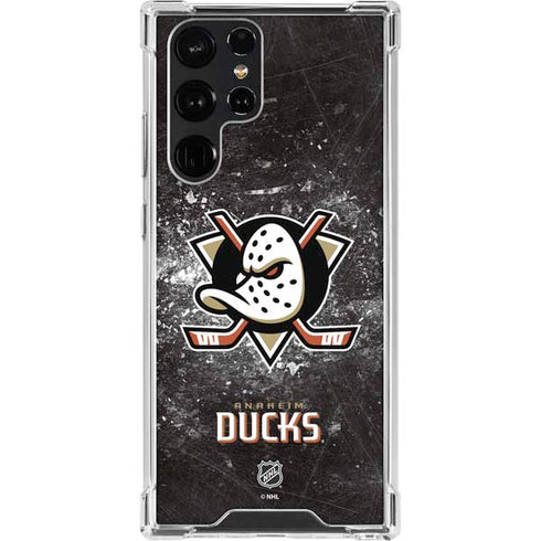 NHL Anaheim Ducks Iced Galaxy S23 Ultra Clear Case
