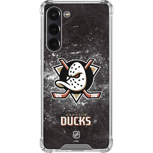 NHL Anaheim Ducks Iced Galaxy S24 FE Clear Case