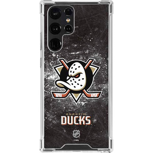 NHL Anaheim Ducks Iced Galaxy S24 Ultra Clear Case