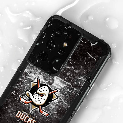 NHL Anaheim Ducks Iced Galaxy S24 Ultra Waterproof Case