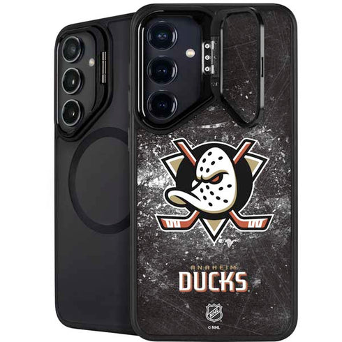 NHL Anaheim Ducks Iced Galaxy S25 FE Kickstand Case