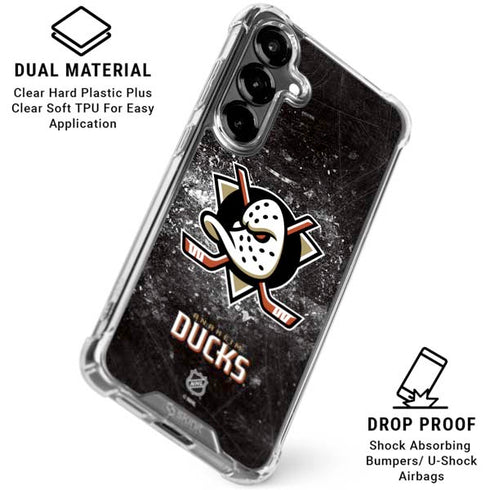 NHL Anaheim Ducks Iced Galaxy S26 Clear Case
