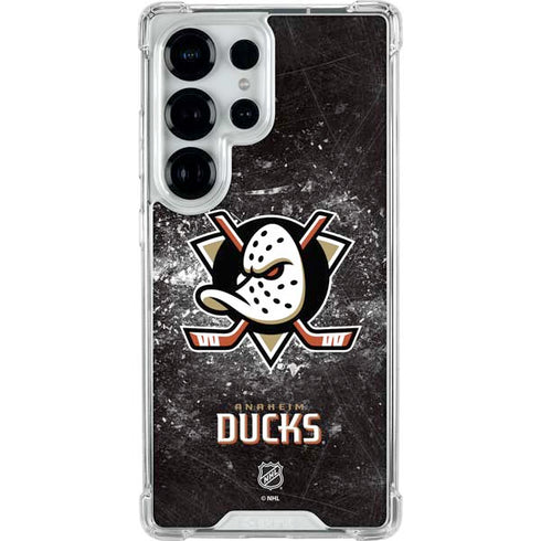 NHL Anaheim Ducks Iced Galaxy S26 Ultra Clear Case