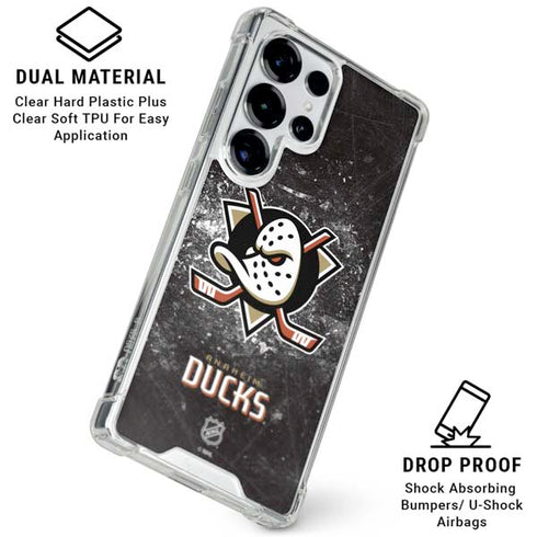 NHL Anaheim Ducks Iced Galaxy S26 Ultra Clear Case