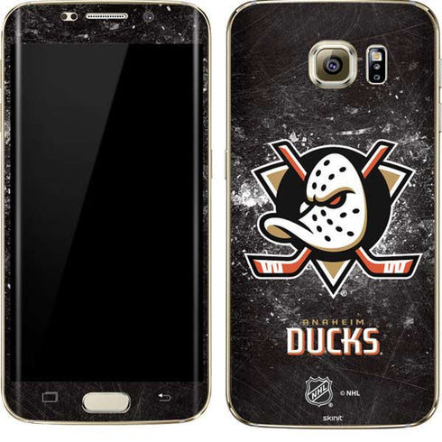 NHL Anaheim Ducks Iced Galaxy S7 Edge Skin