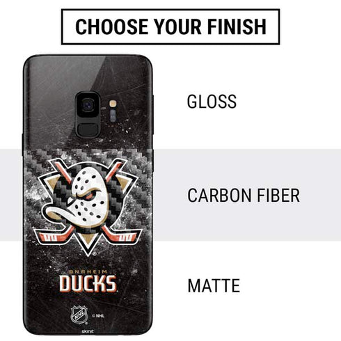 NHL Anaheim Ducks Iced Galaxy S9 Skin