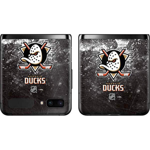 NHL Anaheim Ducks Iced Galaxy Z Flip Skin