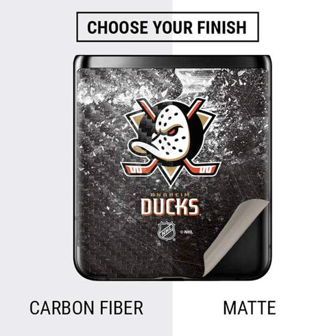 NHL Anaheim Ducks Iced Galaxy Z Flip Skin