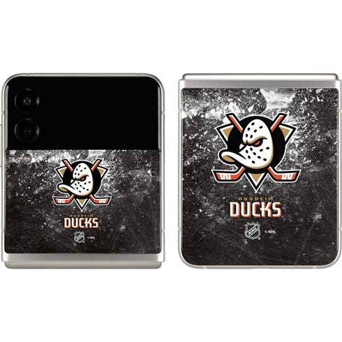 NHL Anaheim Ducks Iced Galaxy Z Flip3 5G Skin