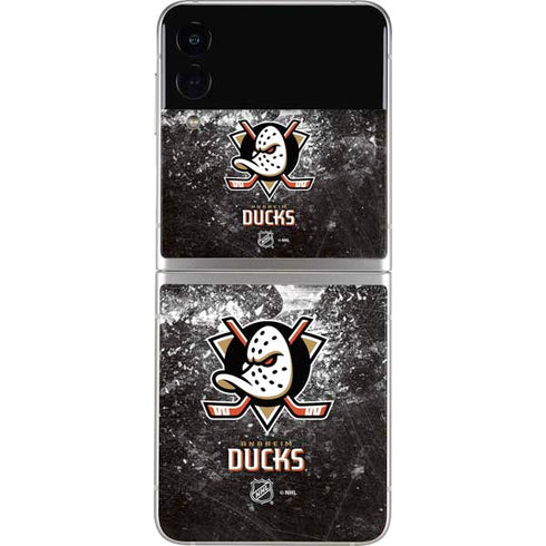 NHL Anaheim Ducks Iced Galaxy Z Flip3 5G Skin