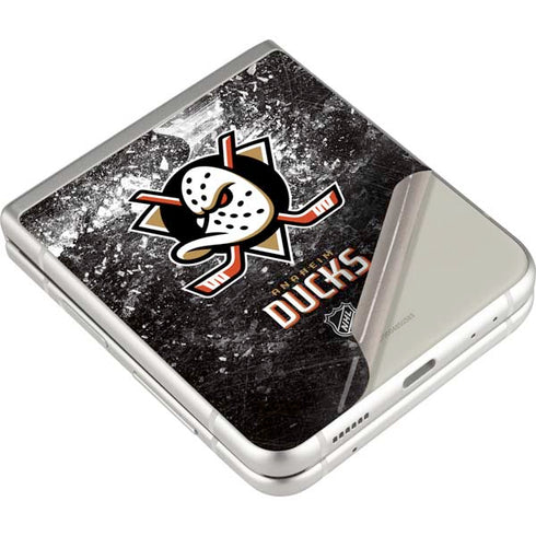 NHL Anaheim Ducks Iced Galaxy Z Flip3 5G Skin