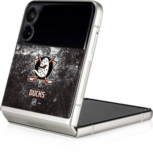 NHL Anaheim Ducks Iced Galaxy Z Flip3 5G Skin