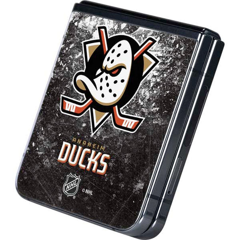 NHL Anaheim Ducks Iced Galaxy Z Flip5 5G Skin